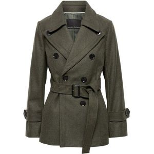 Banana Republic Italian Melton Wool-Blend Coat